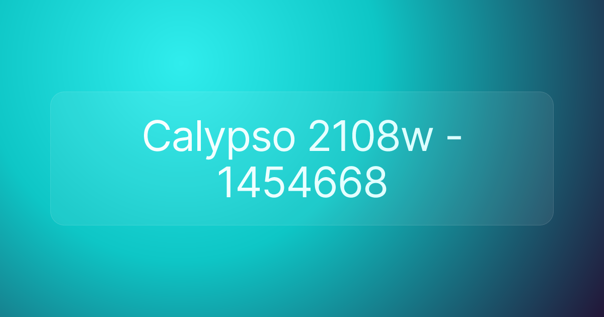 Calypso 2108w - 1454668