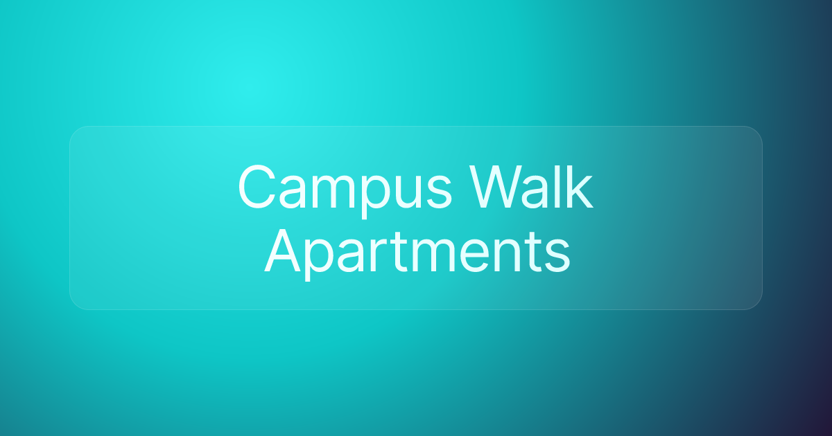 Campus Walk Apartments