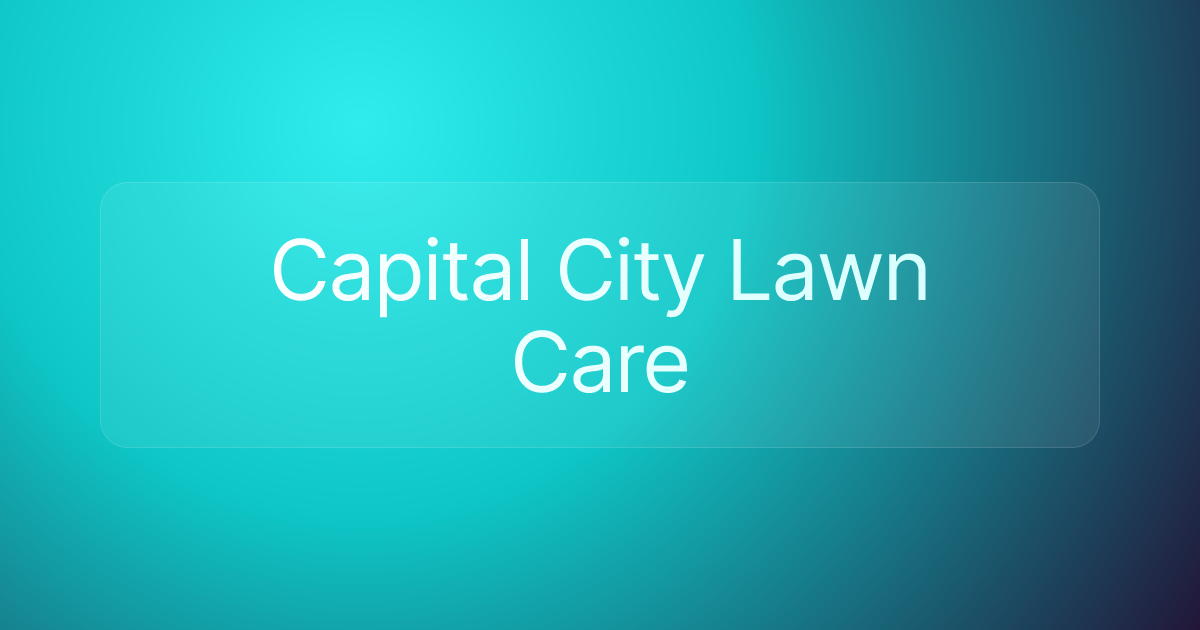 Capital City Lawn Care