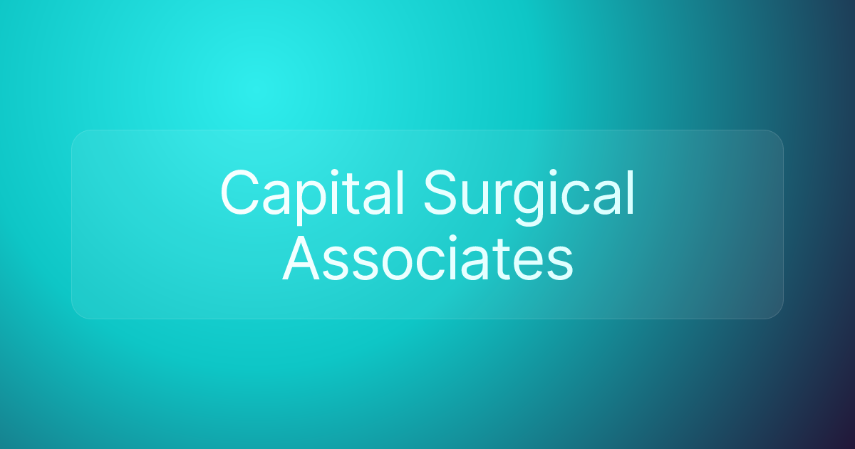 Capital Surgical Associates