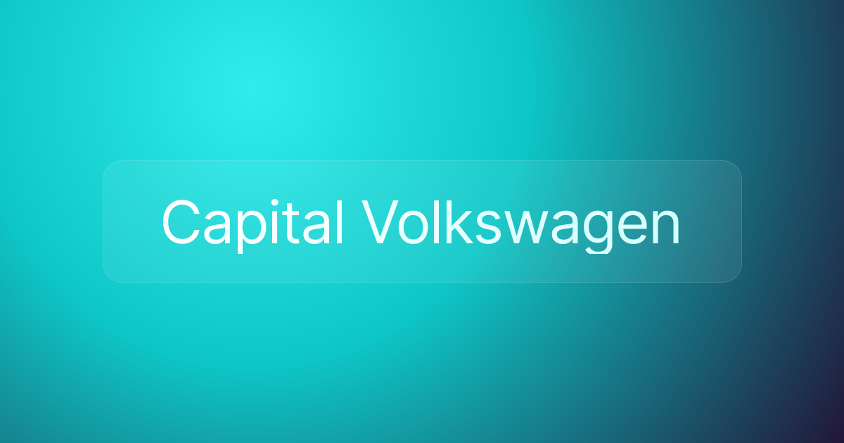 Capital Volkswagen
