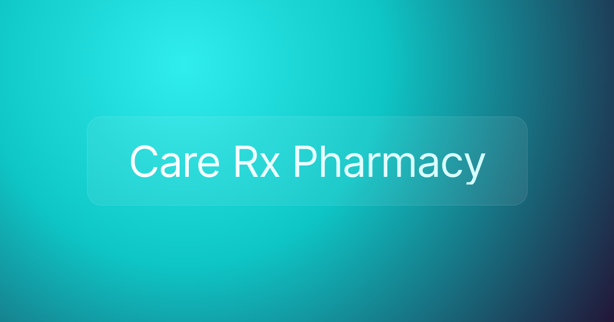 Care Rx Pharmacy