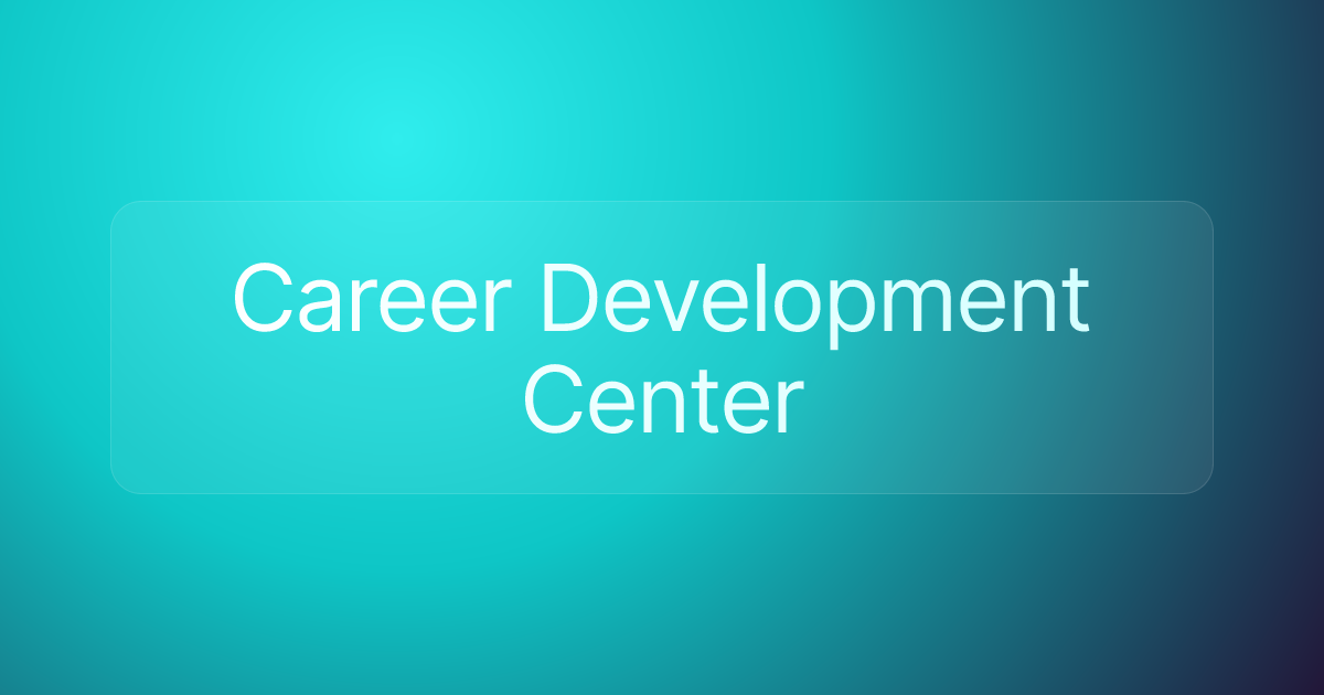 Career Development Center