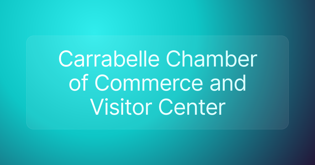 Carrabelle Chamber of Commerce and Visitor Center