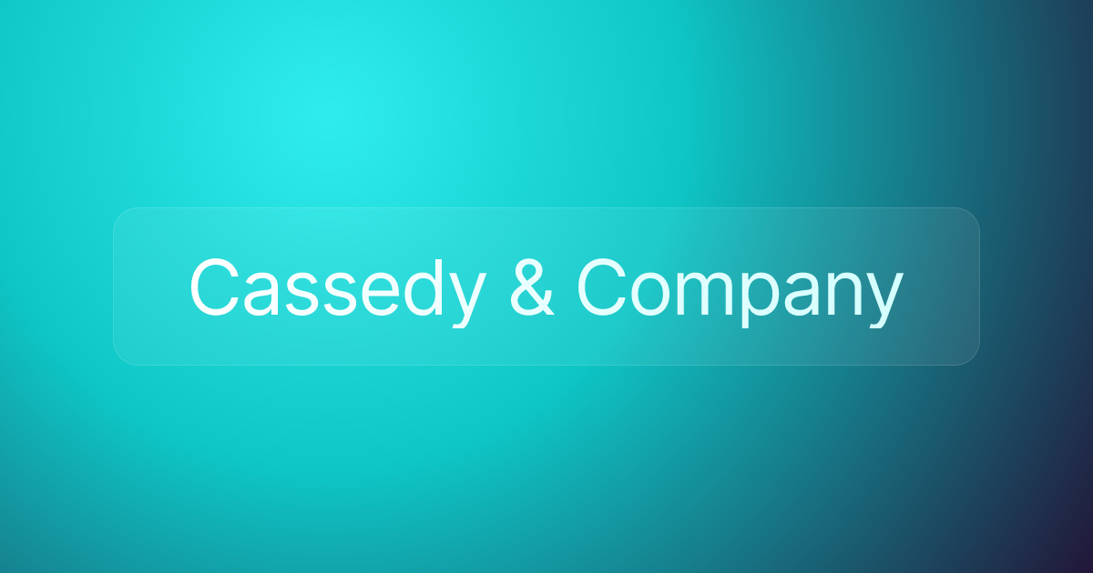 Cassedy & Company