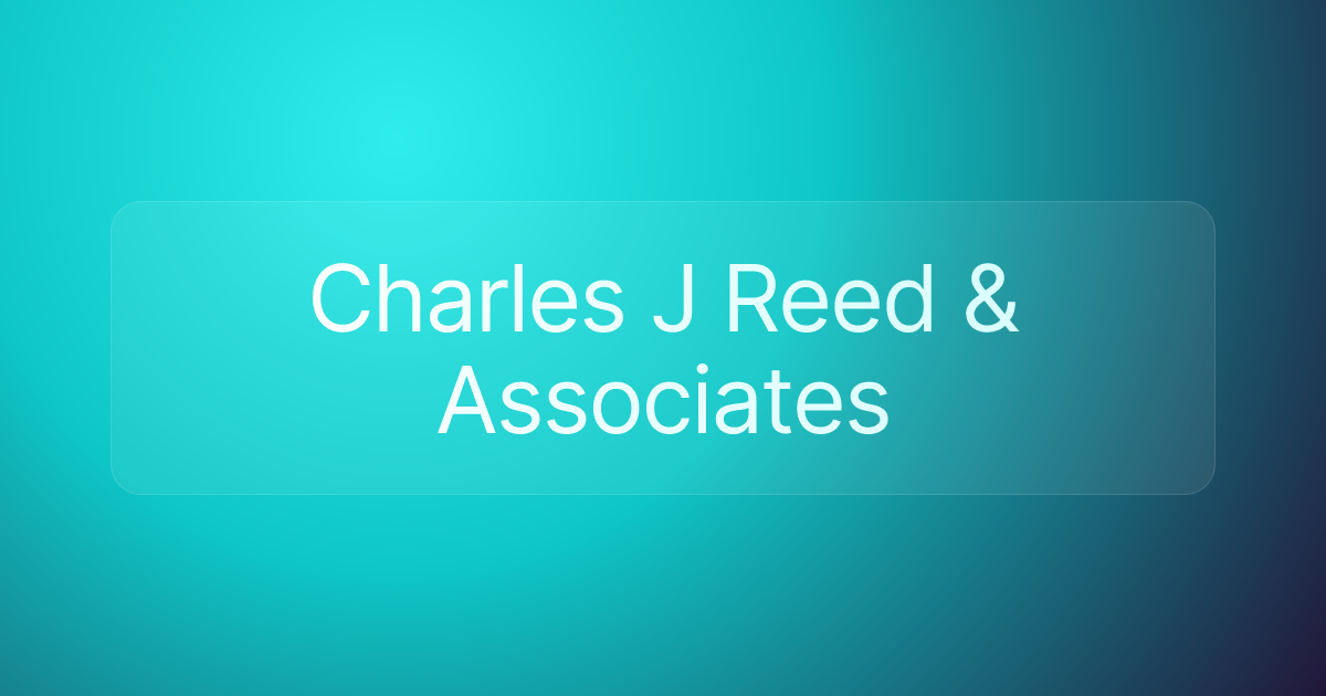 Charles J Reed & Associates