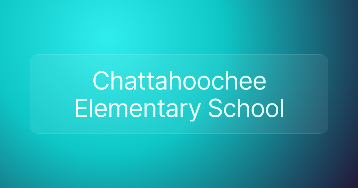 Chattahoochee Elementary School