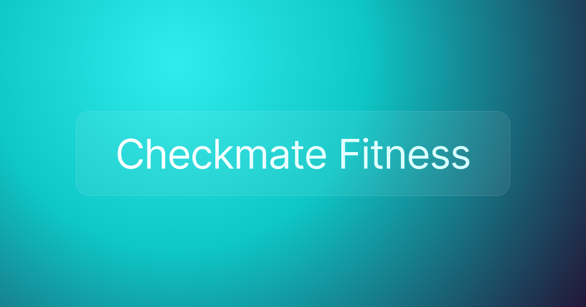 Checkmate Fitness