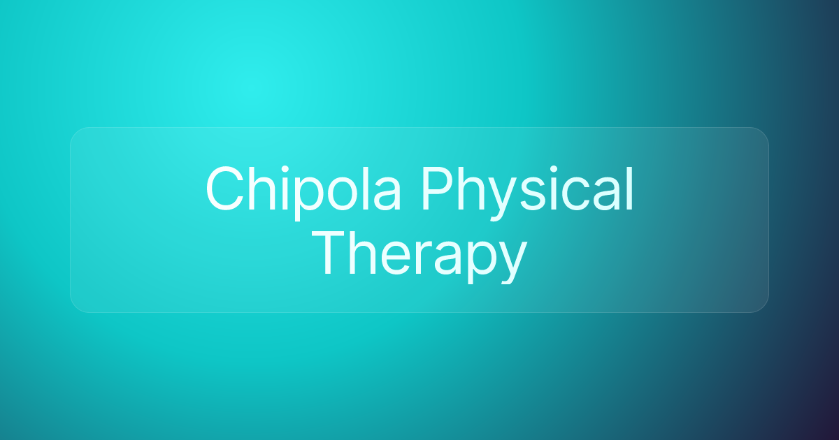 Chipola Physical Therapy