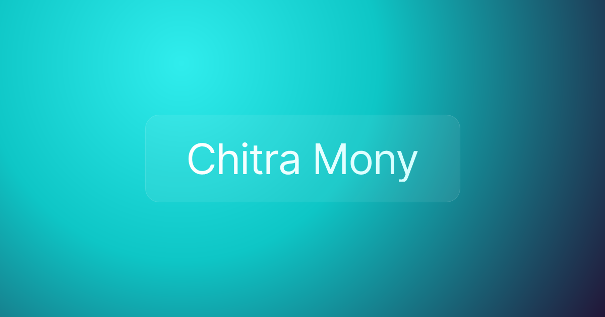Chitra Mony