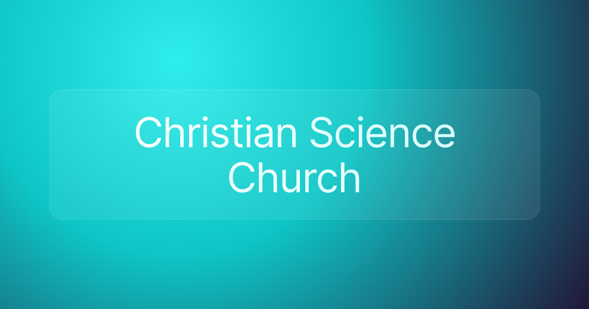 Christian Science Church