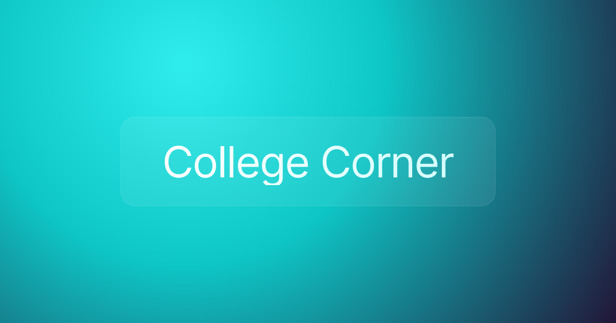 College Corner