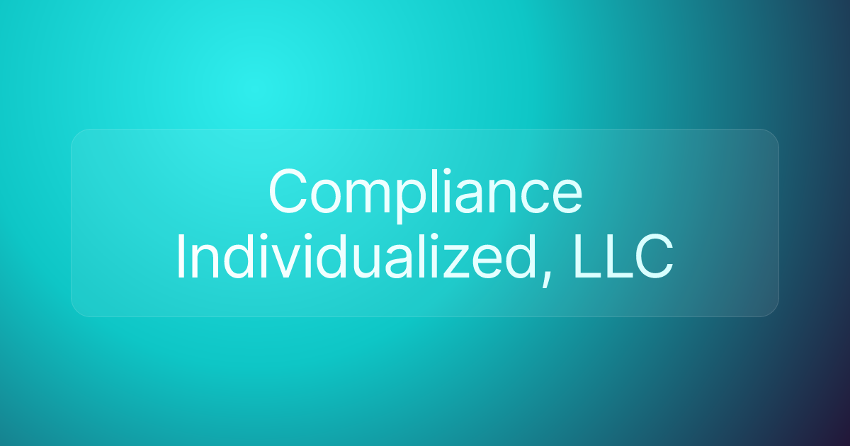 Compliance Individualized, LLC