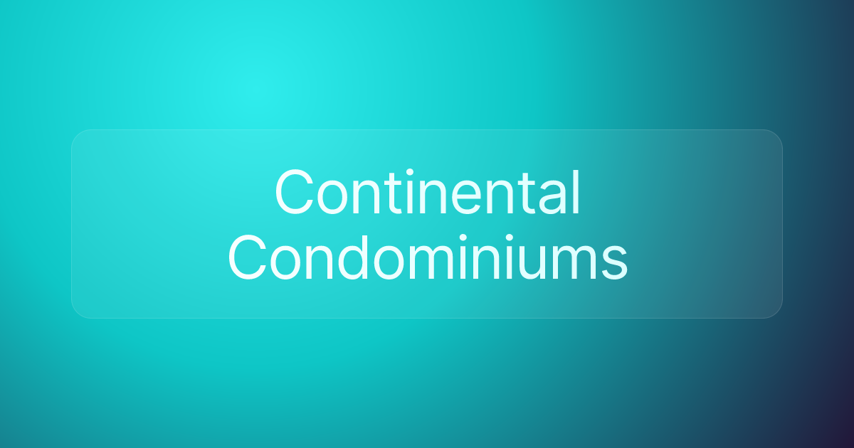 Continental Condominiums
