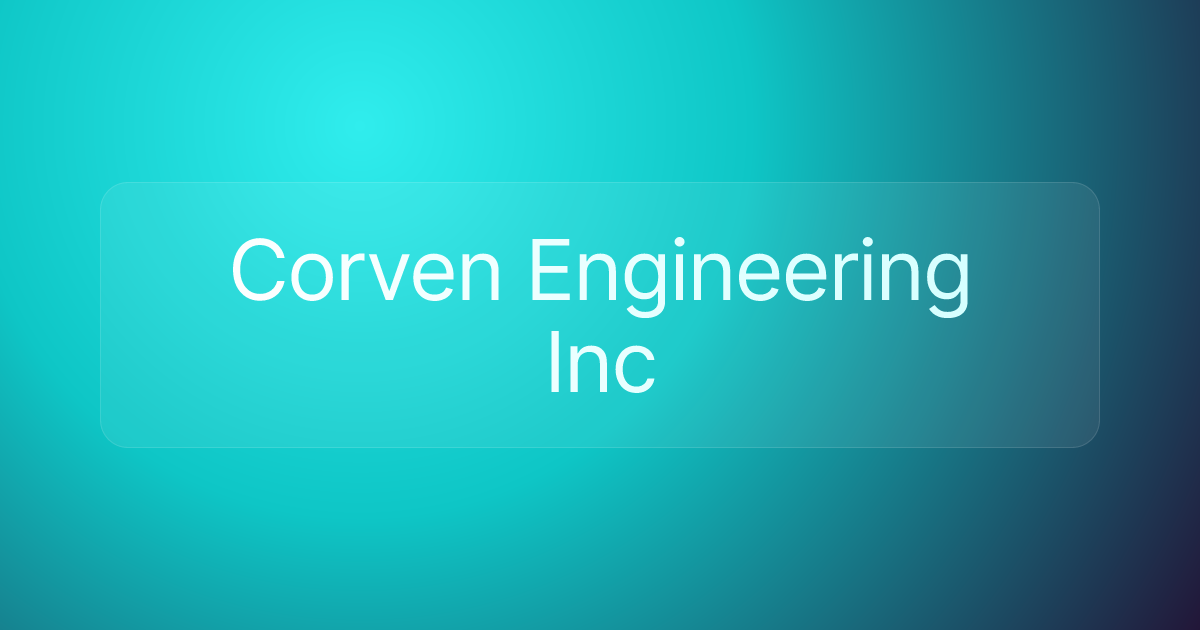 Corven Engineering Inc