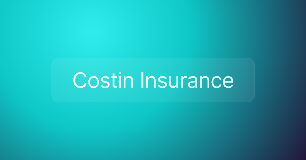 Costin Insurance