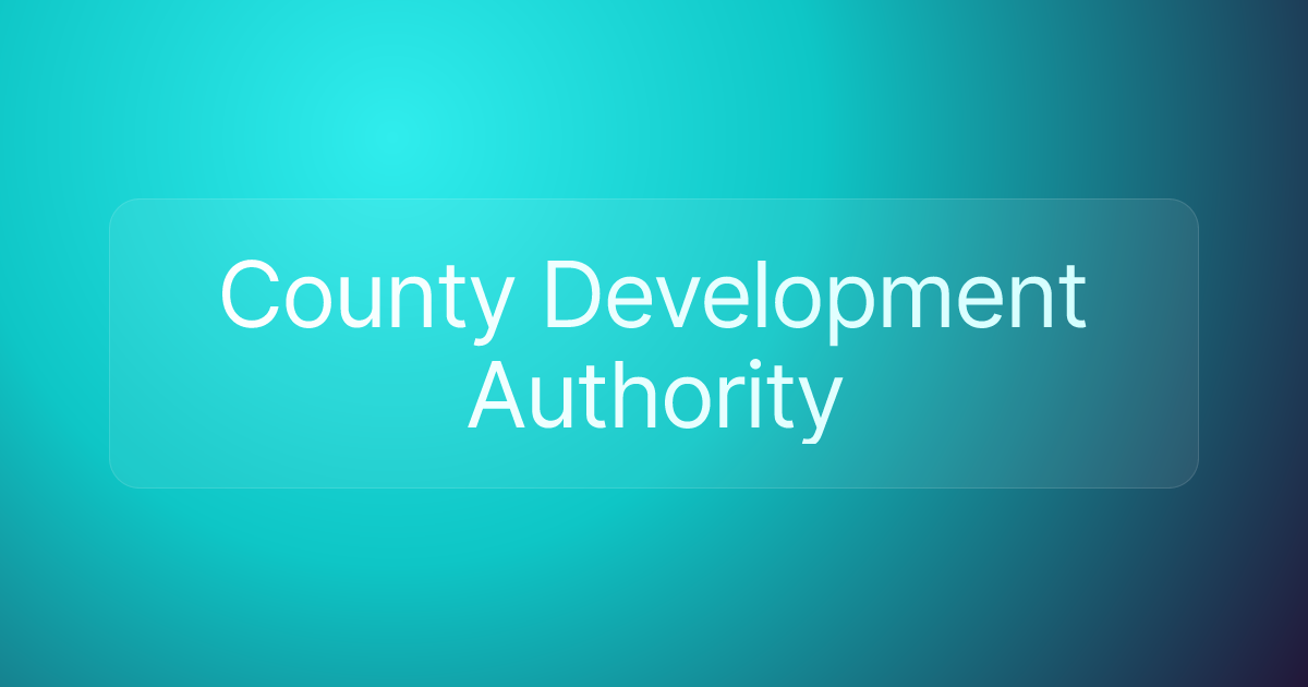 County Development Authority