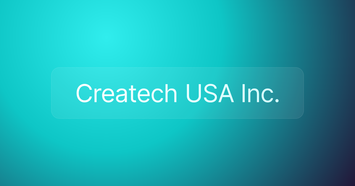 Createch USA Inc.