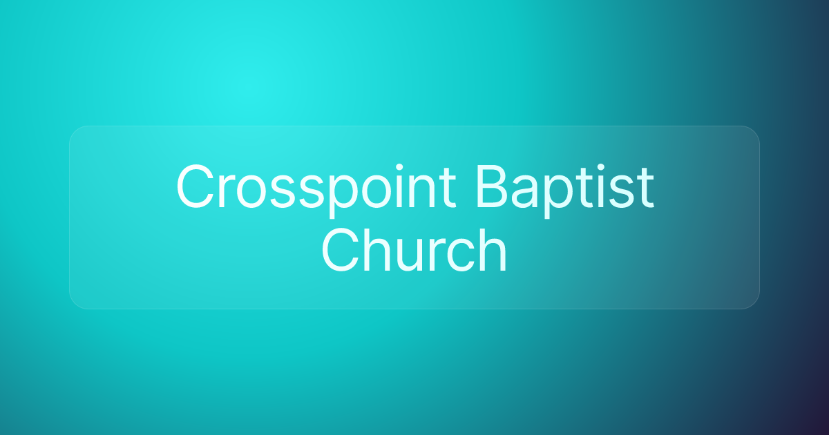 Crosspoint Baptist Church