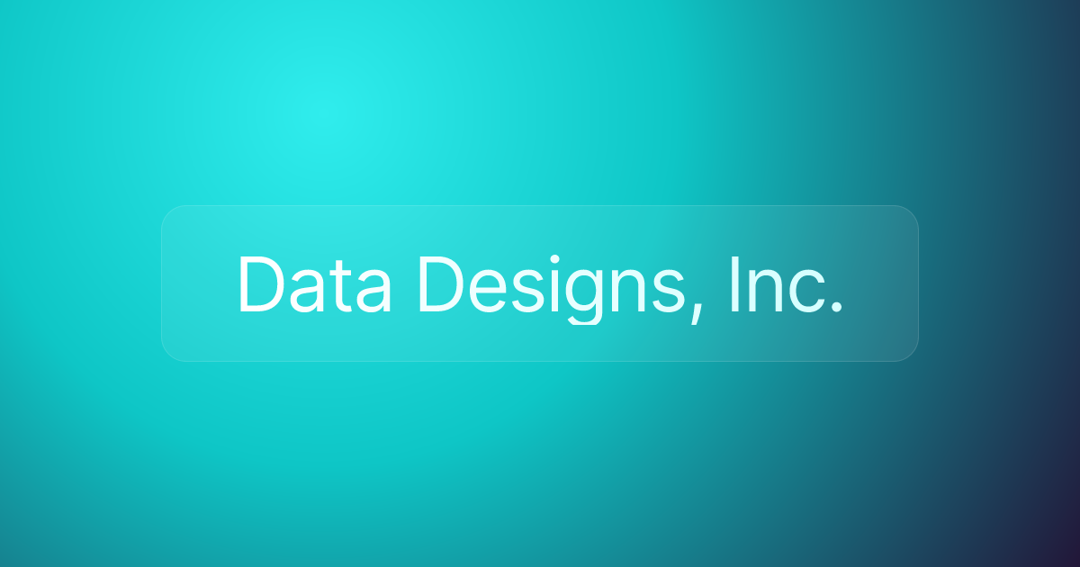 Data Designs, Inc.