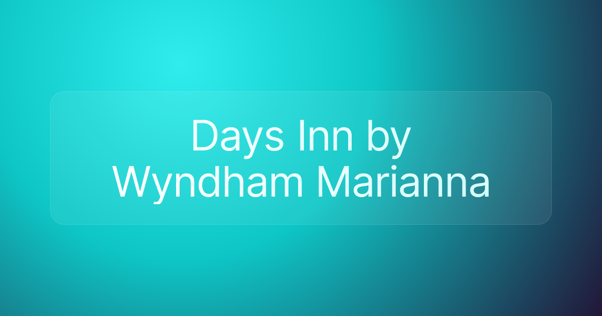 Days Inn by Wyndham Marianna