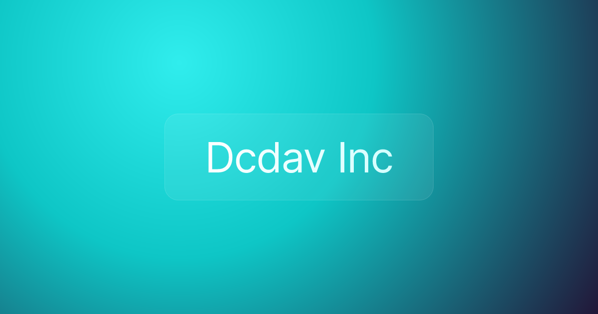 Dcdav Inc