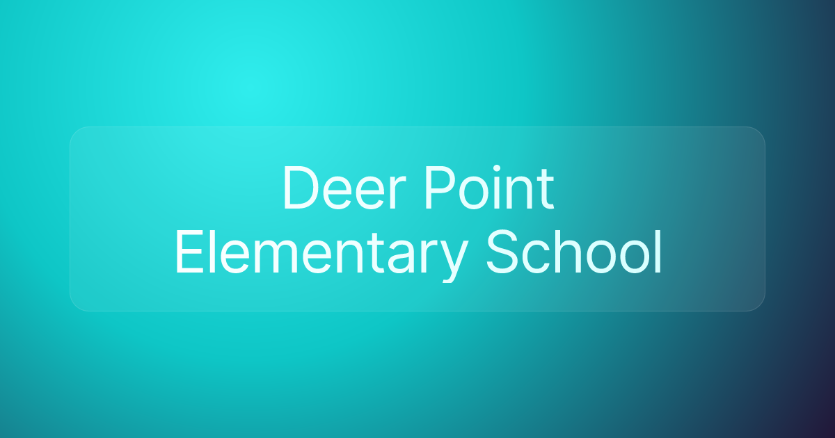 Deer Point Elementary School