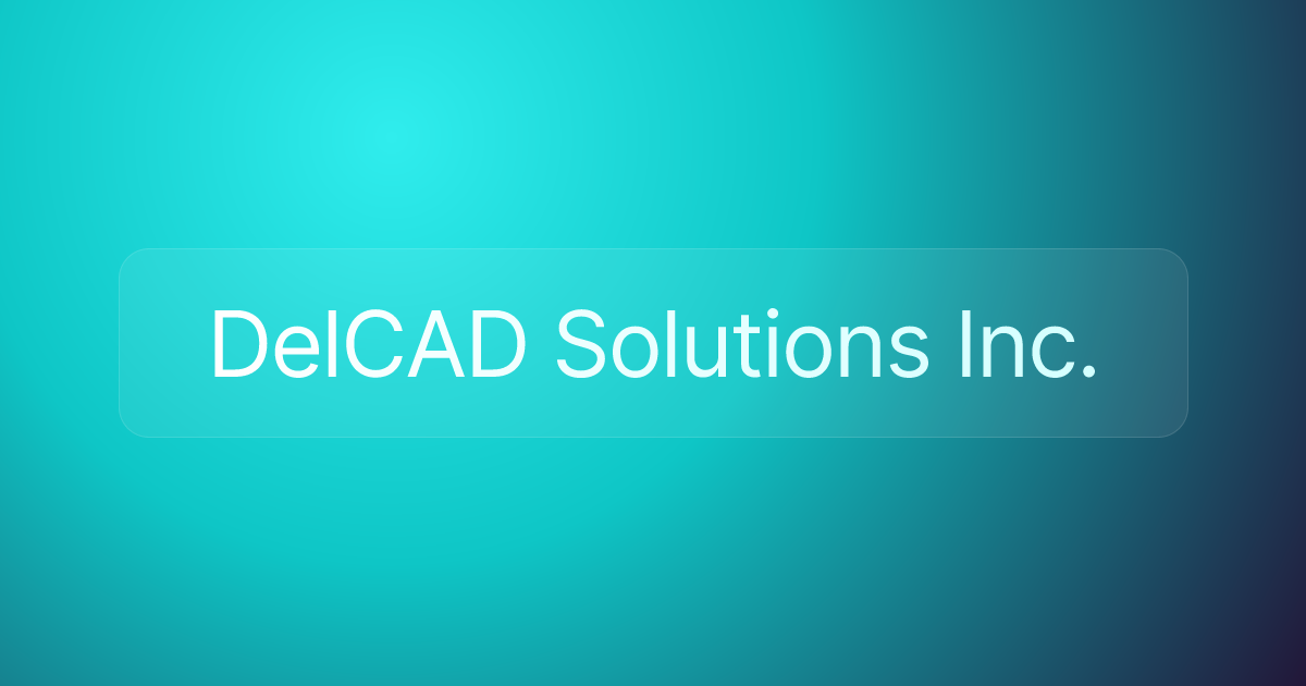 DelCAD Solutions Inc.