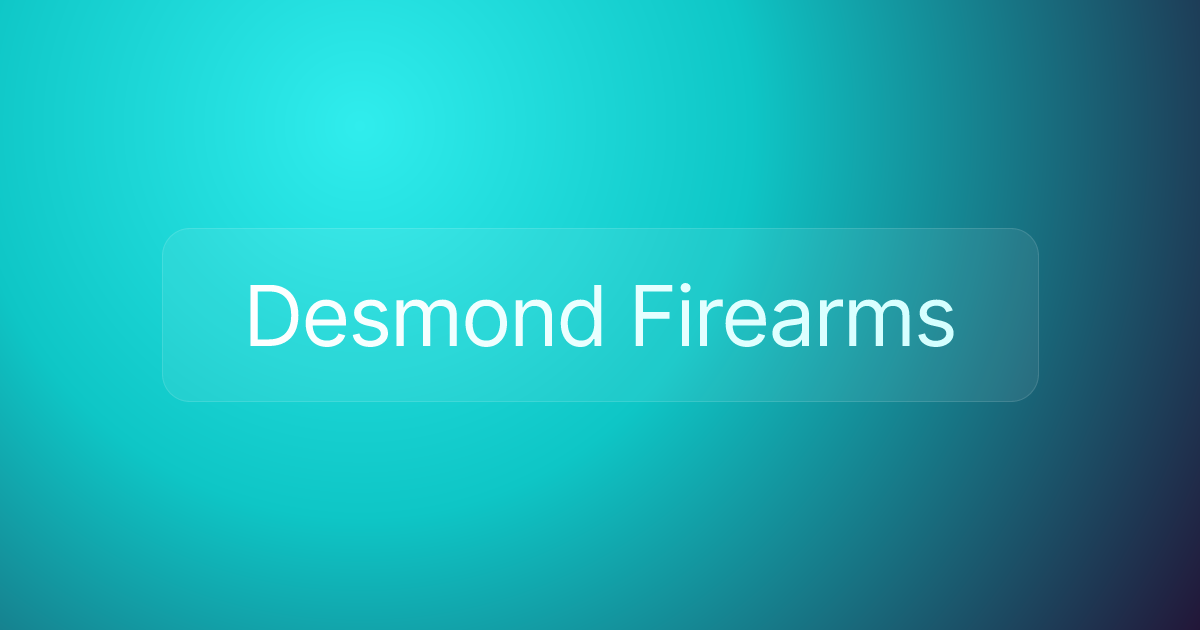 Desmond Firearms