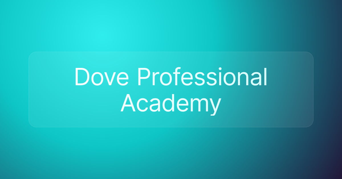Dove Professional Academy