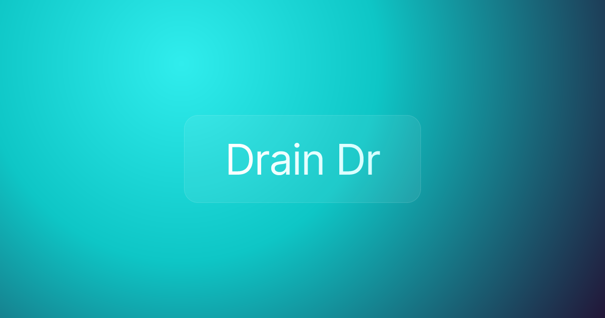 Drain Dr