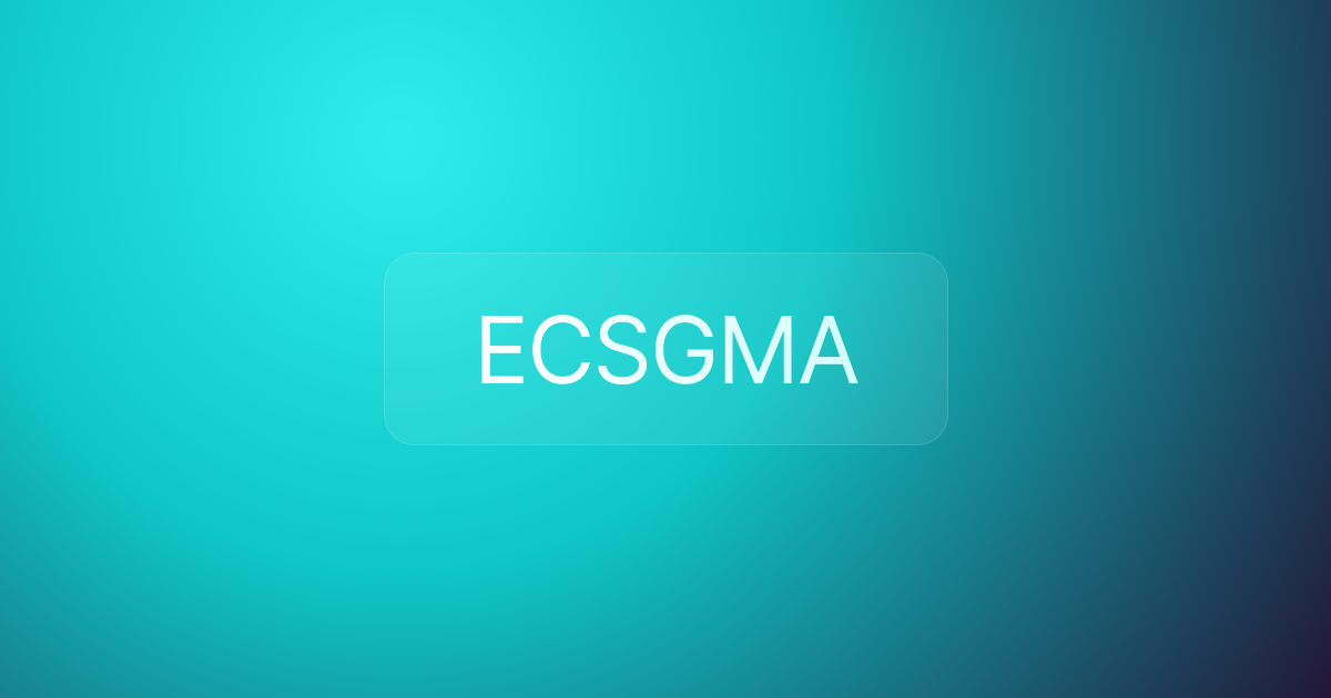 ECSGMA