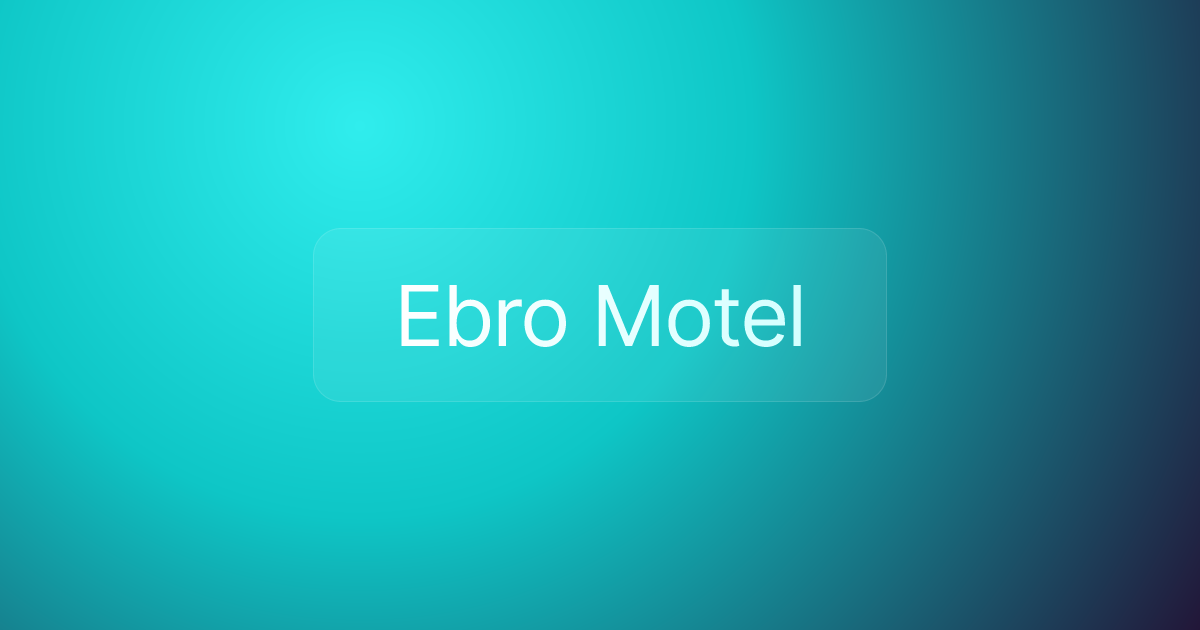 Ebro Motel