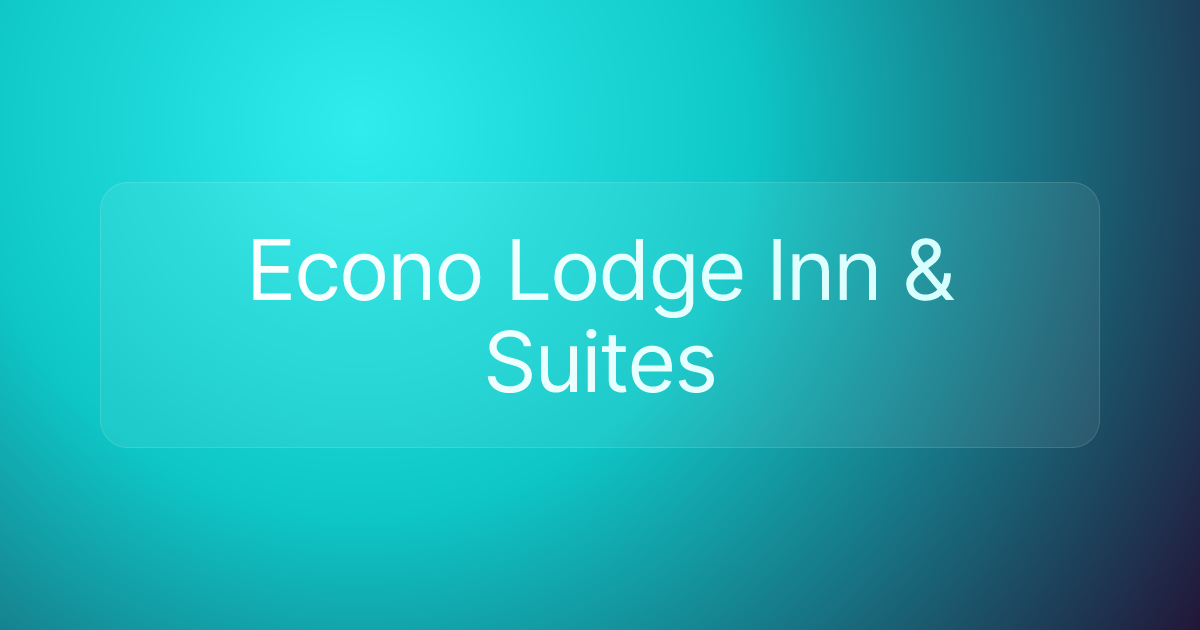 Econo Lodge Inn & Suites