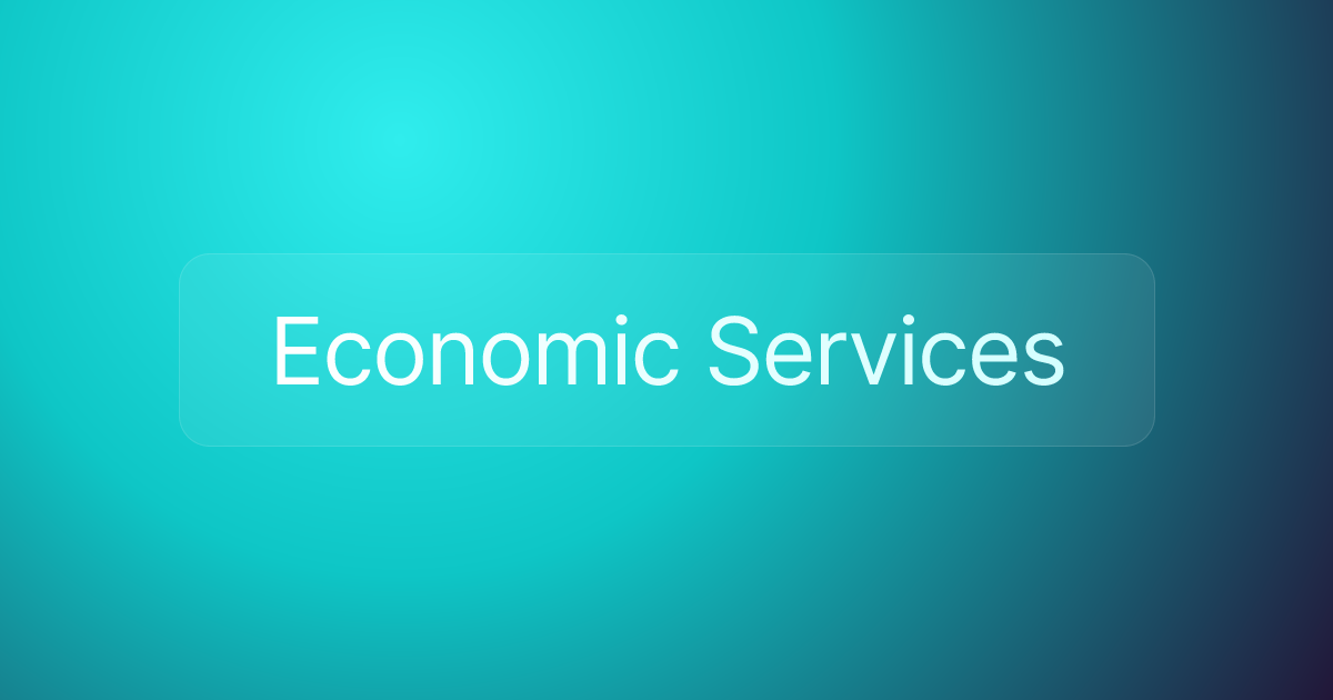 Economic Services