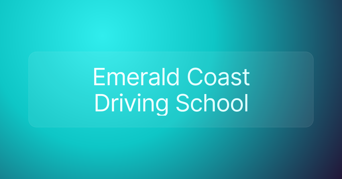 Emerald Coast Driving School