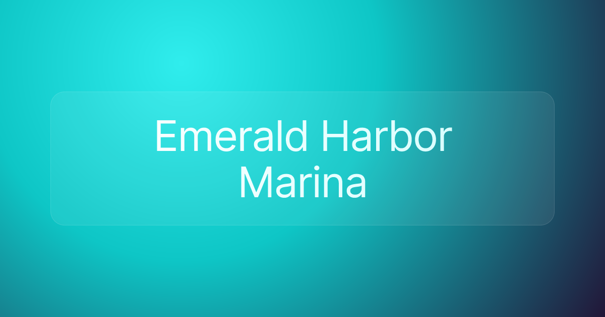 Emerald Harbor Marina