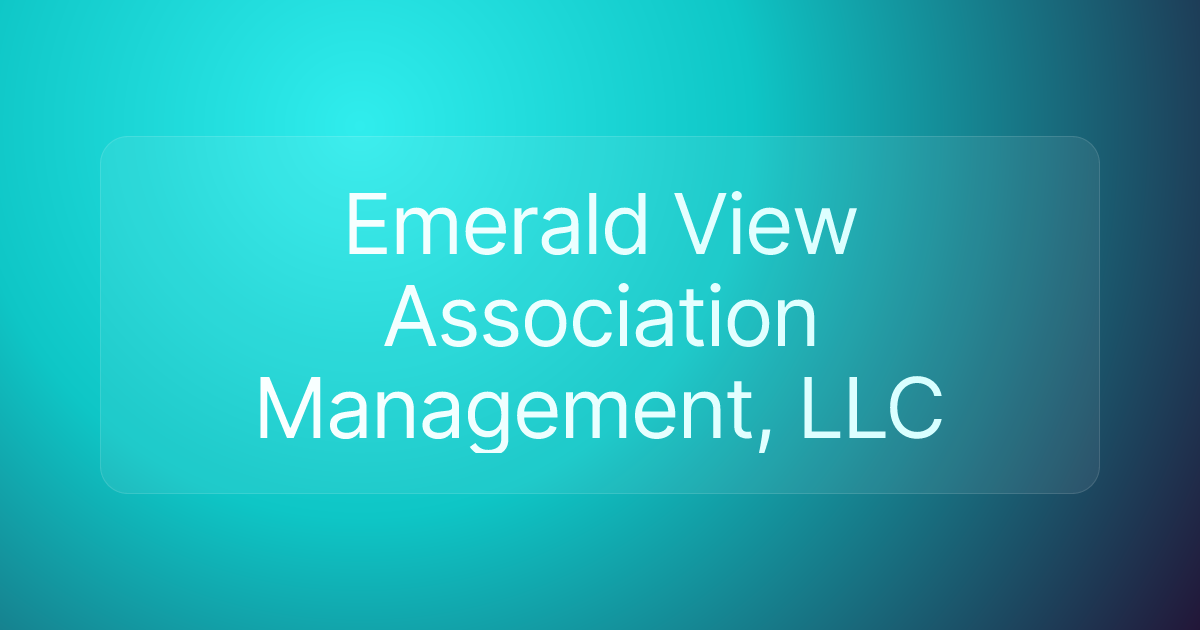 Emerald View Association Management, LLC