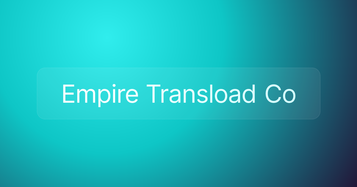 Empire Transload Co