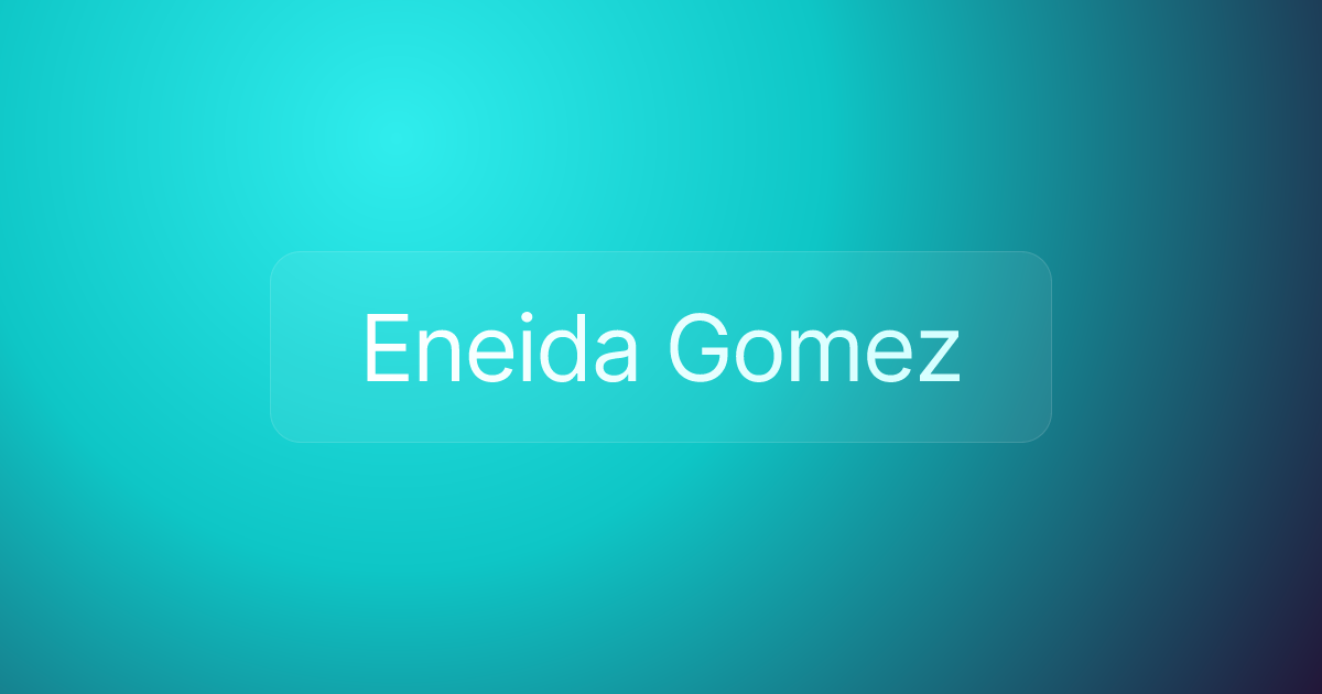 Eneida Gomez