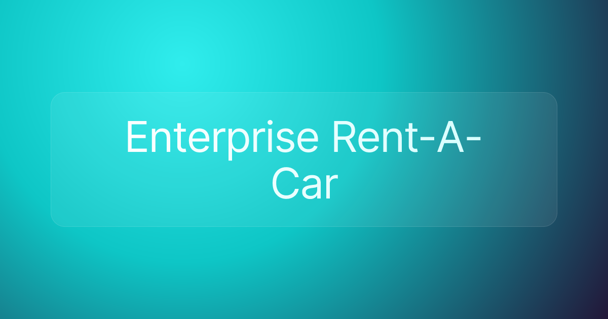 Enterprise Rent-A-Car