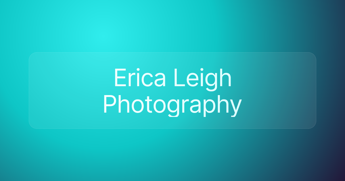 Erica Leigh Photography