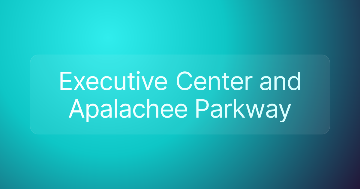 Executive Center and Apalachee Parkway