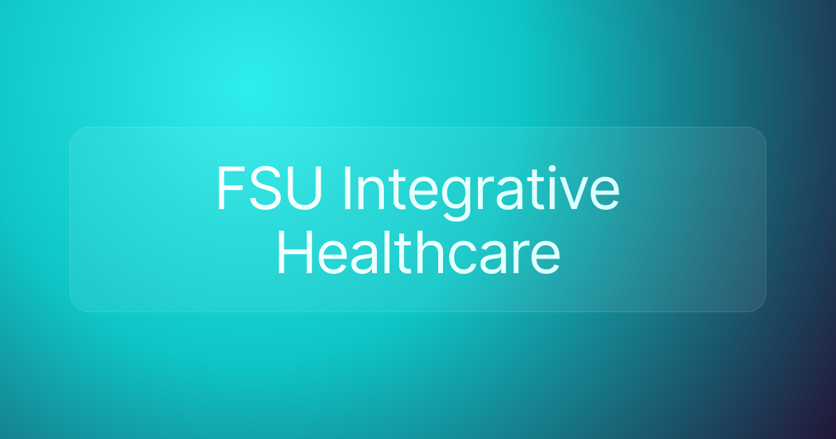 FSU Integrative Healthcare