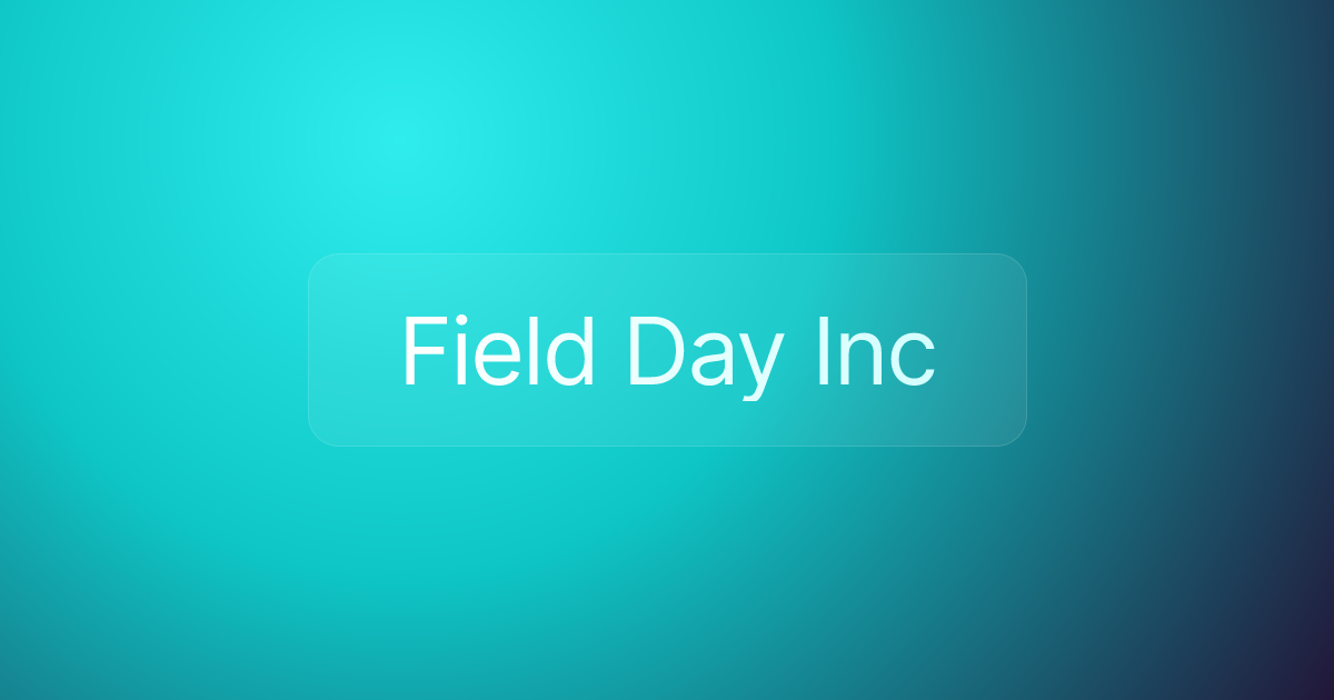 Field Day Inc