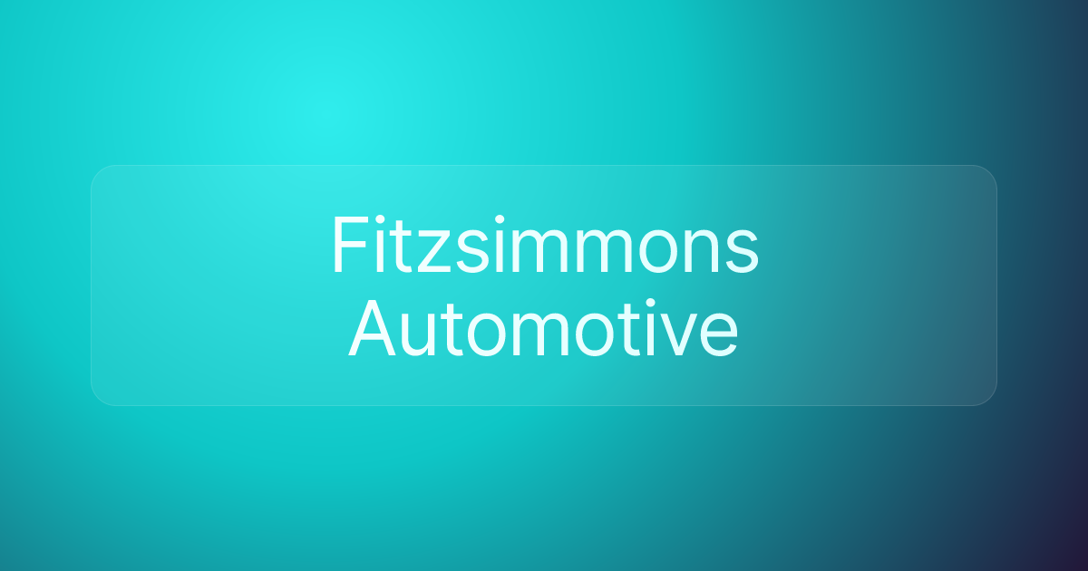 Fitzsimmons Automotive
