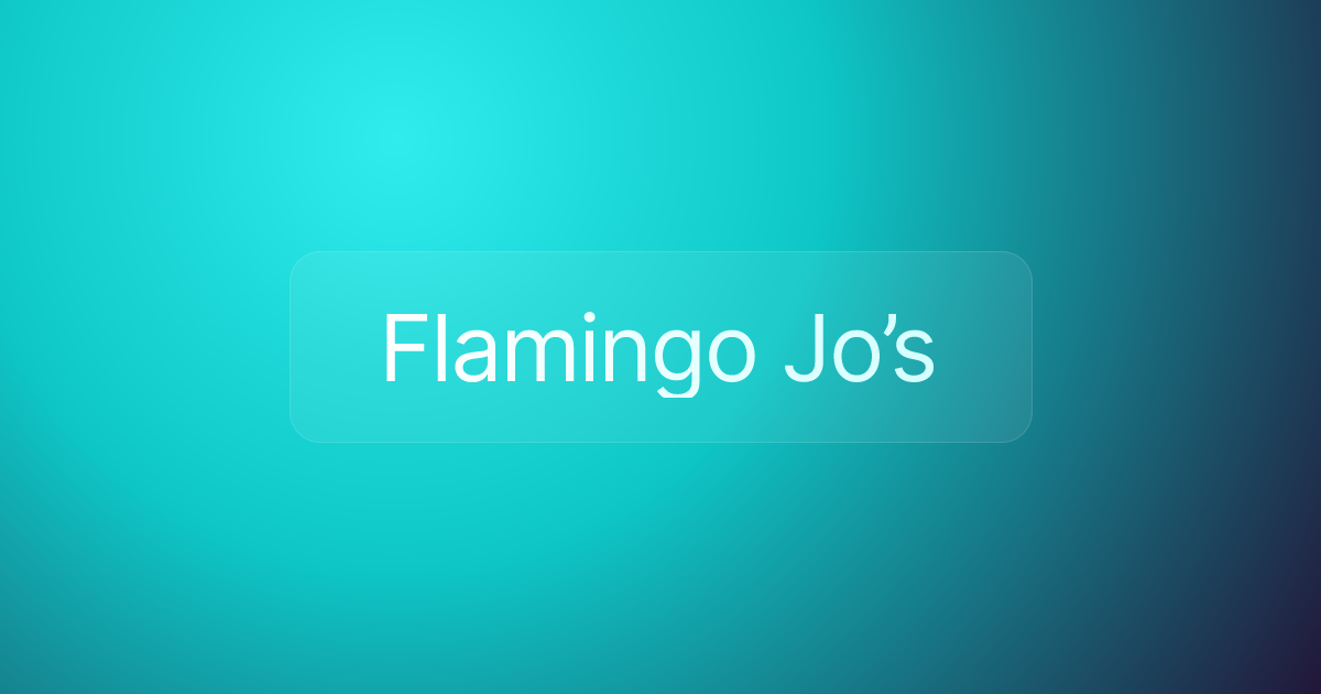 Flamingo Jo’s