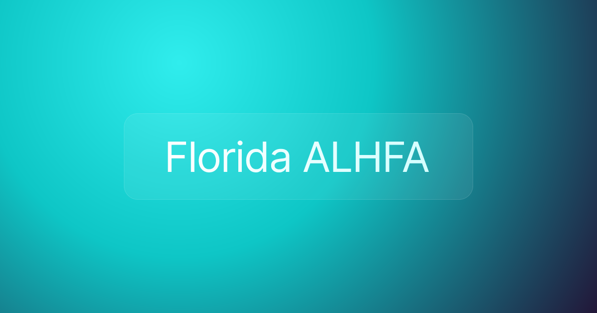 Florida ALHFA