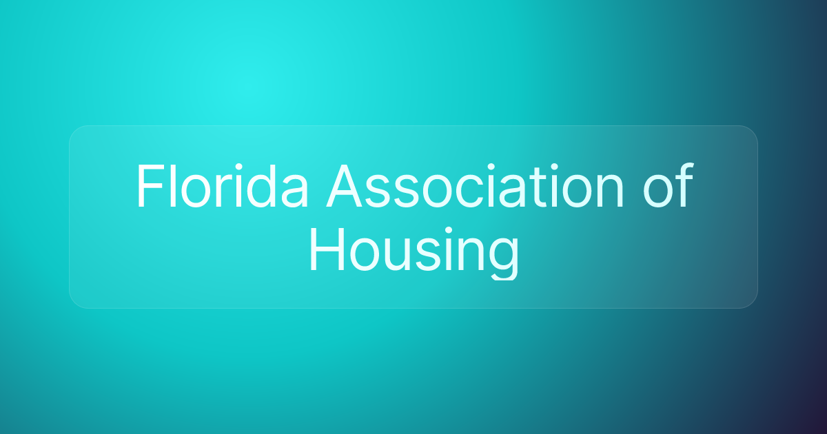 Florida Association of Housing