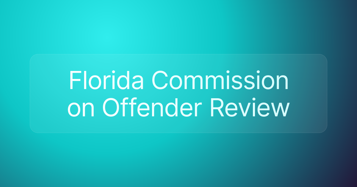 Florida Commission on Offender Review